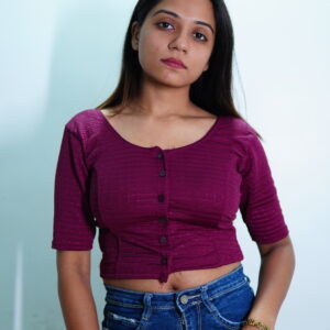 Round Neck Women Blouse