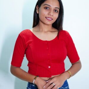 Round Neck Women Blouse